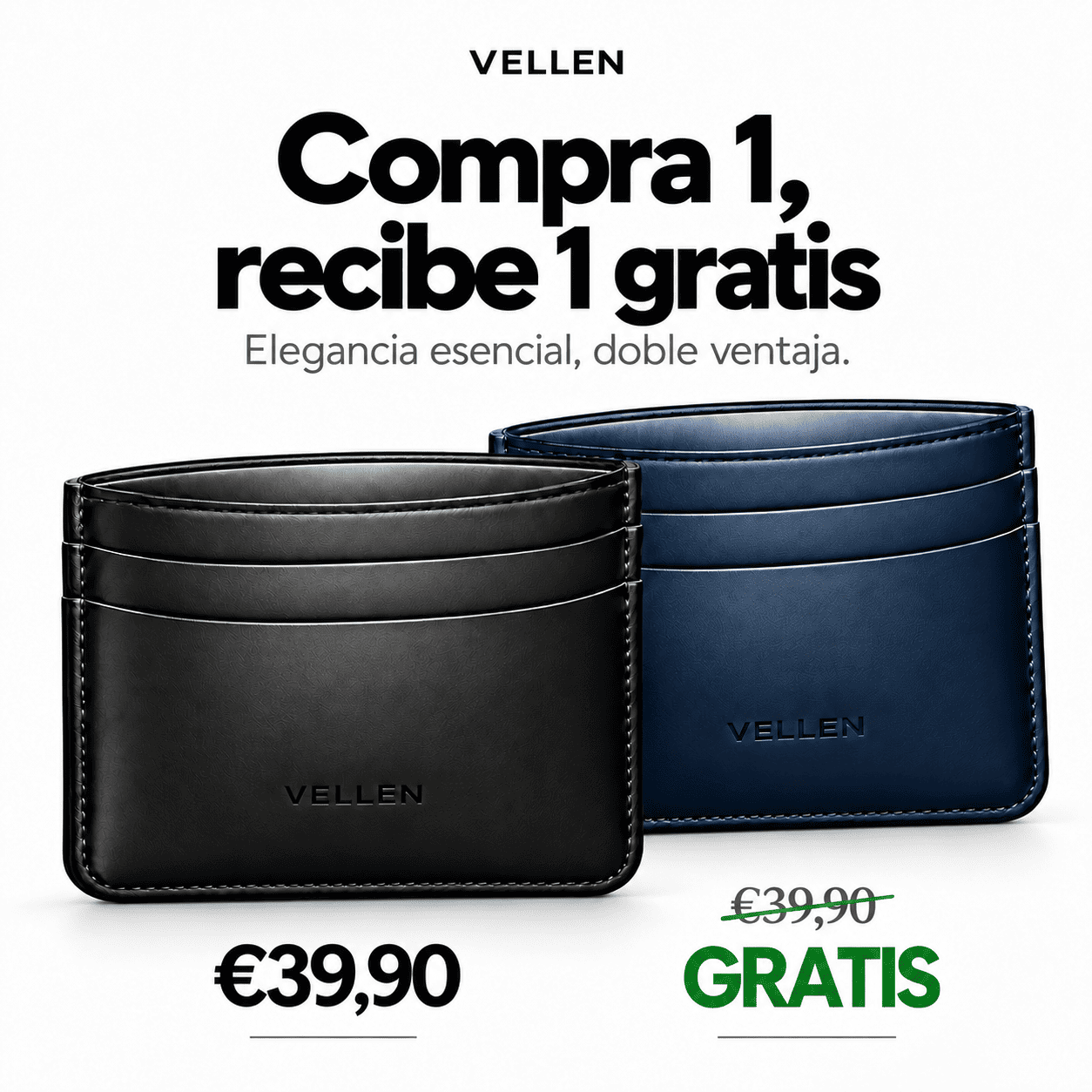 Compra un tarjetero Vellen y llévate el segundo gratis